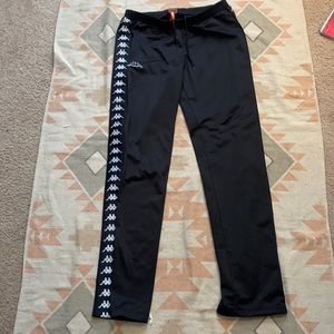 Black kappa sweatpants